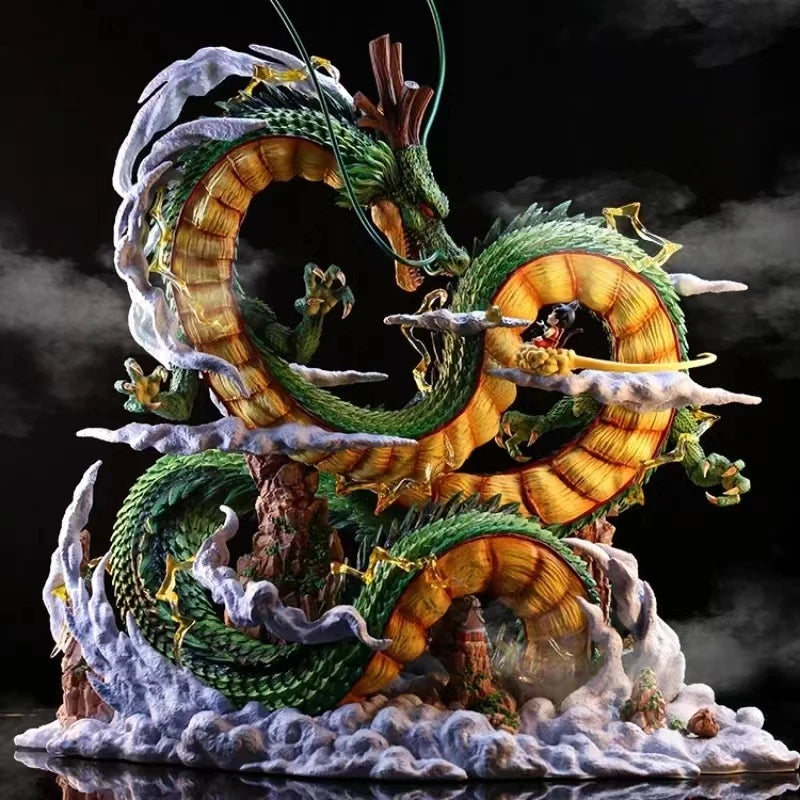 24cm Dragon Ball Anime Figure Shenron Figure Goku And Shenron Figurine Model Pvc Statue Doll Collection Decoration Room Toy Gift 24cm Dragon Ball Anime Figure Shenron Figure Goku And Shenron Figurine Model Pvc Statue Doll Collection Decoration Room Toy Gift